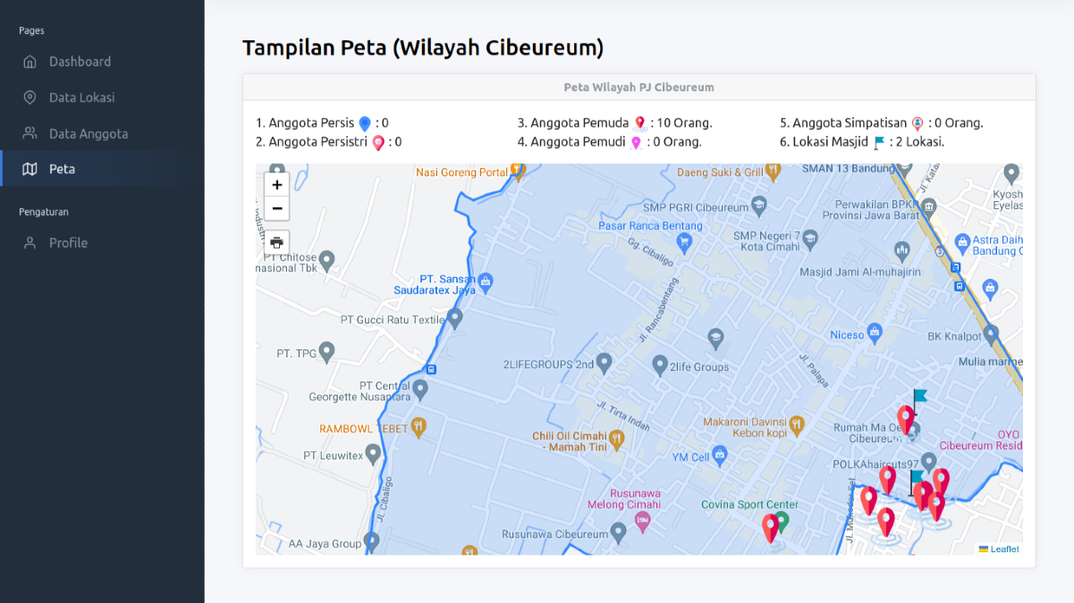 Peta Dakwah Digital Pemuda Persis