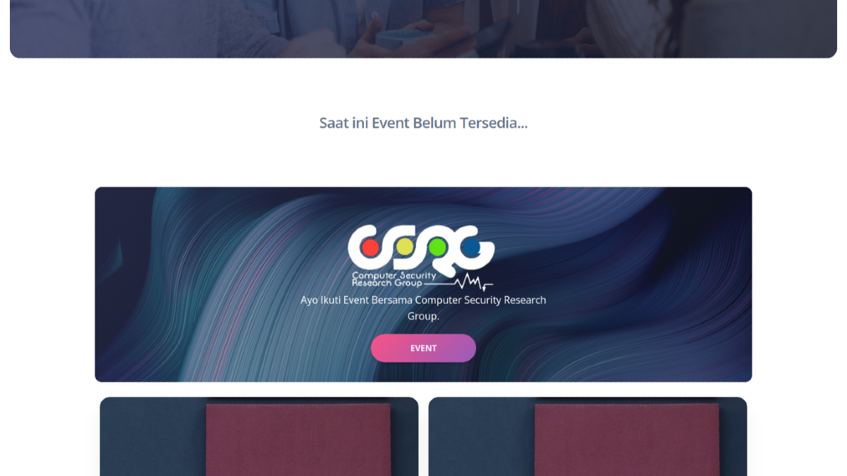 Event CSRG (Computer Security Research Group)