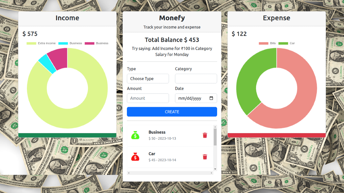 Monify (Simple Tracking Financial App)